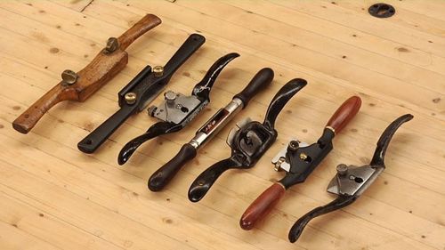 Adjustable Portable Woodworking Spokeshave With Flat Base For Wood Craft