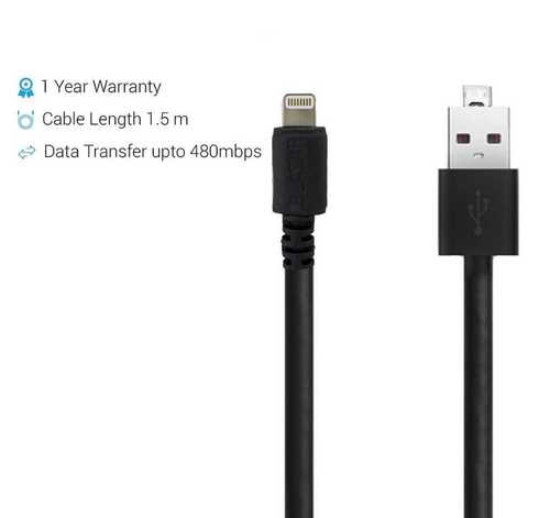 Black Usb Data Cable