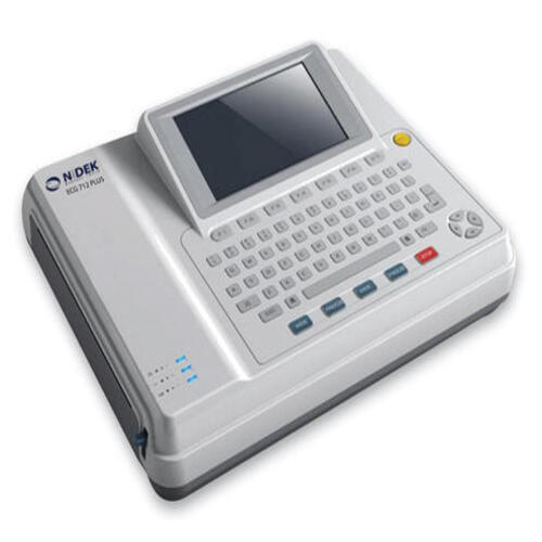 12 Channel Touch Screen ECG Machine