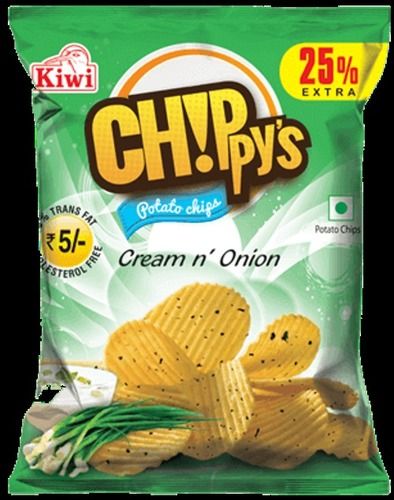 Chippys Cream N Onion Chips Pack Processing Type: Fried