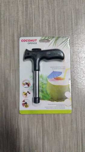 Coconut Opener with Black Handle