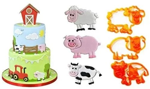 Cow Pig Ship Plastic Cookie Cutter Specific Drug