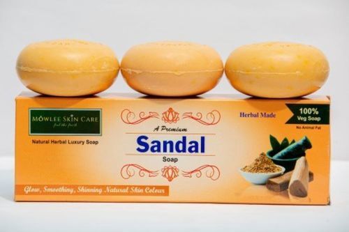 Premium Grade Mowlee Skin Care Sandal(3 Soaps In 1 Box)