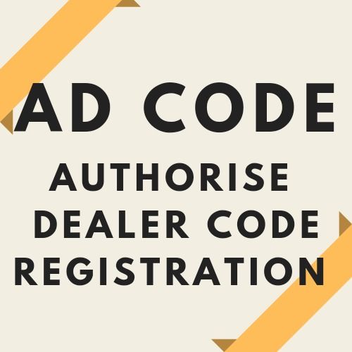 Authorised Dealer Code Registration Consultancy Service By APEX IMPEX