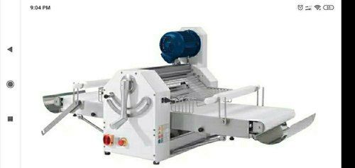 White Automatic Dough Sheeter Machine