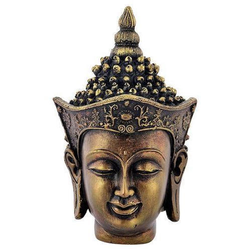 Eco-Friendly Brown Buddha Head Statue