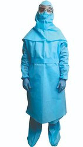 Blue Full Sleeves Disposable Ppe Kit