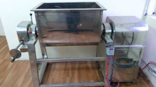 Silver Mild Steel Powder Mixing Machine