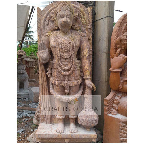 Eco-Friendly Handcarved Sandstone Hanuman Statue at Best Price in Puri ...