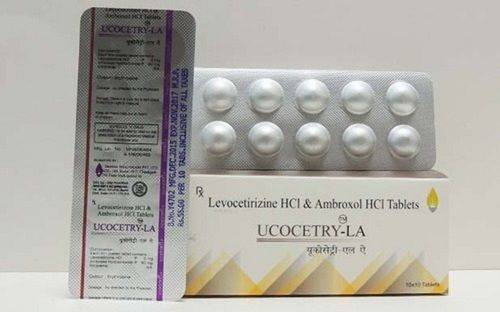 Levocetirizine Hydrochloride Ambroxol Tablets General Medicines