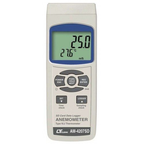 Mini Anemometer Type Temperature Recorder