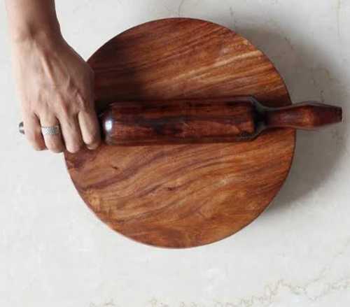 Polished Round Wooden Chakla Belan