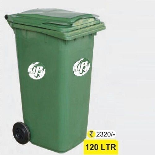 120 Liter Wheeled Plastic Waste Bin Application: Commercial