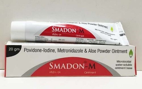 Povidone Iodine Metronidazole Aloe Powder Ointment 20g Tube