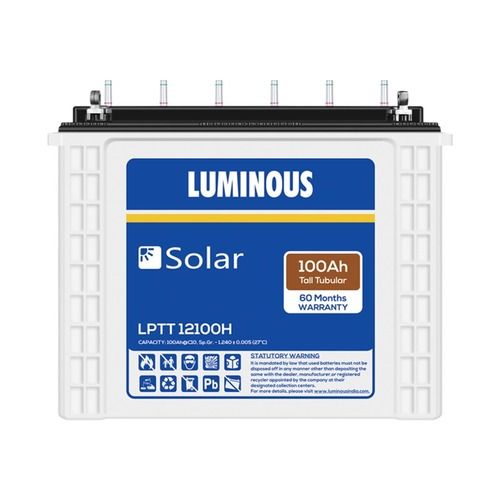 Plastic 100 Ah Solar Tubular Battery