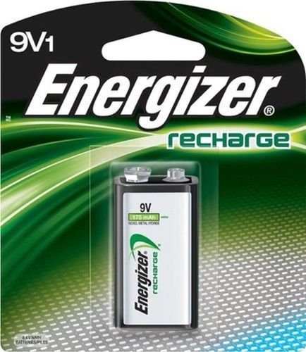 Energizer 9 Volts Nimh Rechargeable Battery Weight: 42 Grams (G)