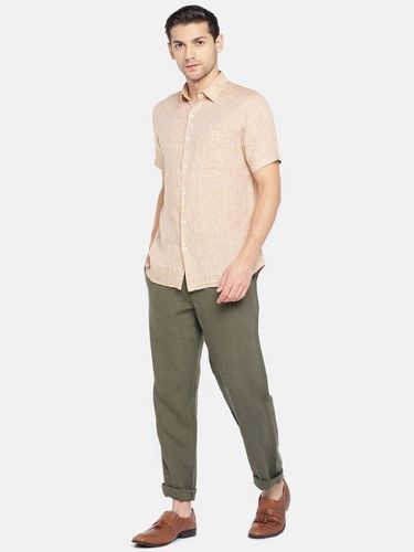 Men'S Soft Summer Cotton Straight Fit Shirt