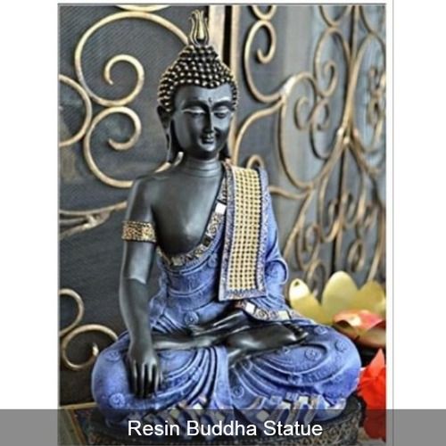 Multicolour Resin Buddha Statue