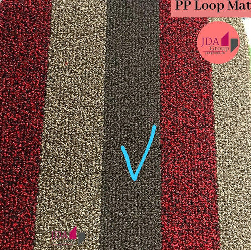 Multicolor Pp Loop Floor Mat