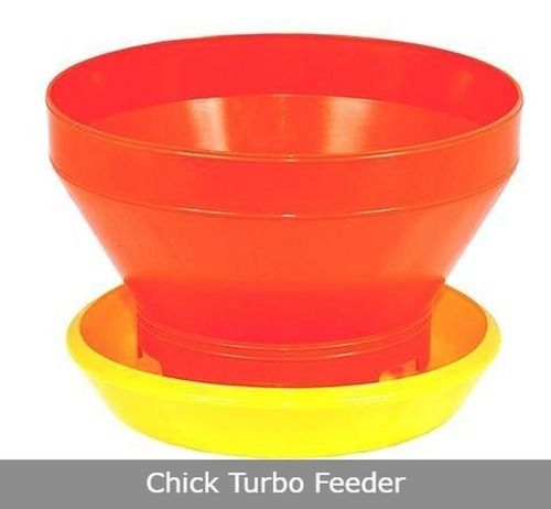 Plastic Round Chick Turbo Feeder