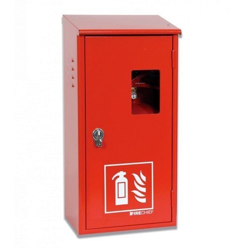 Safety Fire Extinguisher Cabinet - Color: Red