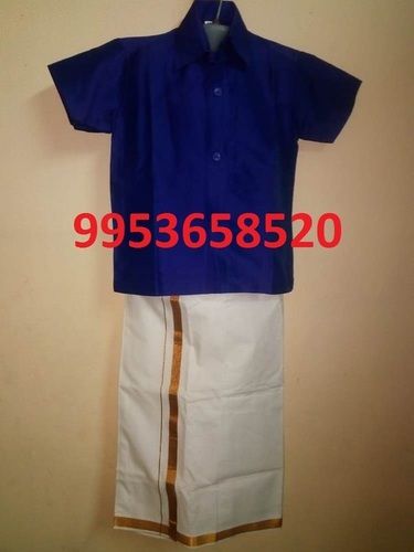 Kids Kerala Dhoti And Shirt Set Age Group: 1-15 Years