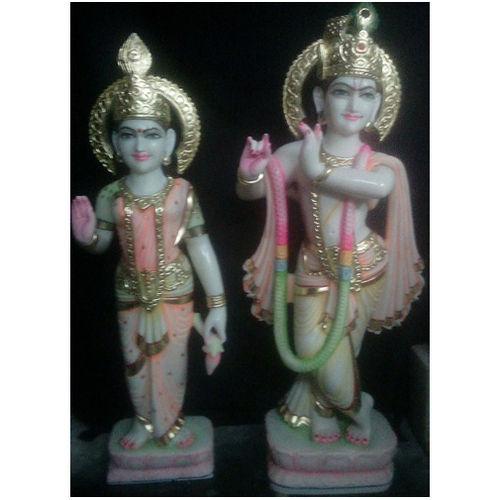 Marble Radha Krishna Statue 40kg