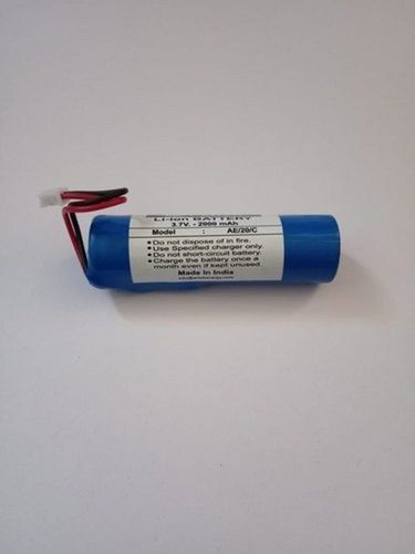 2000Mah Cylindrical Rechargeable Lithium Ion Battery Nominal Voltage: 3.7 Volt (V)