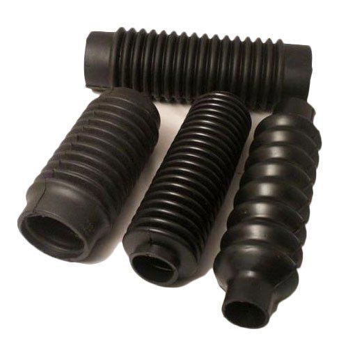 Rubber Bellows - 4-26 Inch Diameter, Black, 40-90 Shore A Hardness | Flexible, Heat Resistant, Cost-effective, Dustproof, High Performance