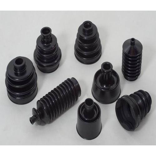 Industrial Black Round Rubber Suction Bellows