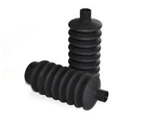 Rubber Bellows - 4-26 Inch Diameter, Black Coated Finish | Cost-effective, Heat Resistant, Flexible, Dustproof, High Performance