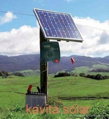 Easily Assembled Agriculture Semi Automatic Solar Power Security Fencing