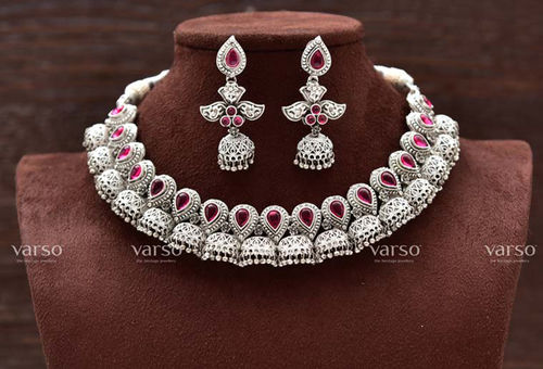 Ajanta Silver Necklace 2030196 Gender: Women