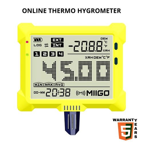 Digital Thermo Hygrometer Model Blue-H-B-Thi, Make: Miigo Humidity: 0-100%