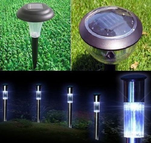 Black Fancy Outdoor 5W Solar Garden Lights