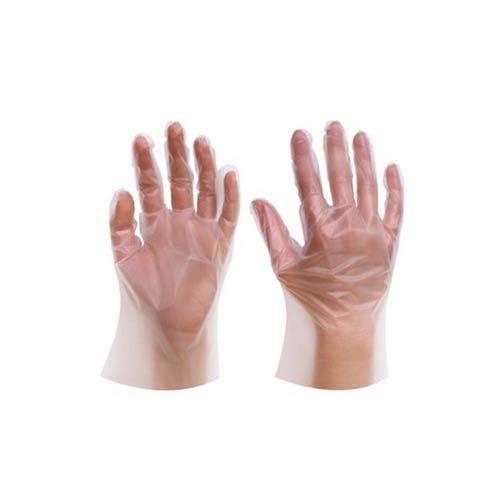 White Hdpe Examination Transparent Gloves