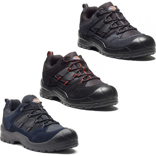 Black Medium Ankle Safety Shoe