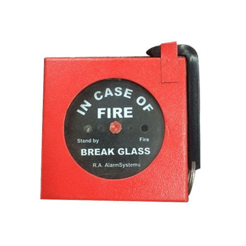 Red Color Break Glass Fire Alarm