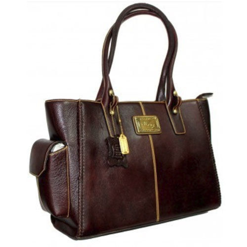 Various Colors Are Available Spacious Ladies Leather Handbag