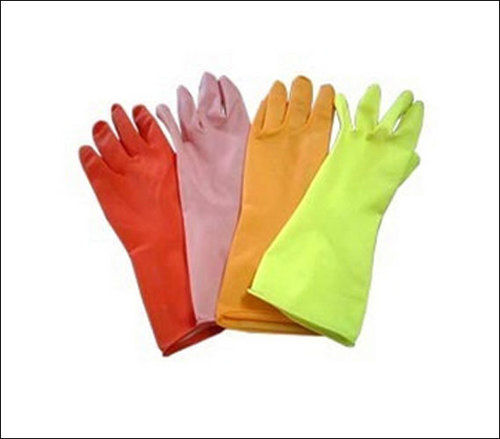 Full Fingered Rubber Household Gloves