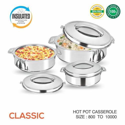 stainless steel casserole