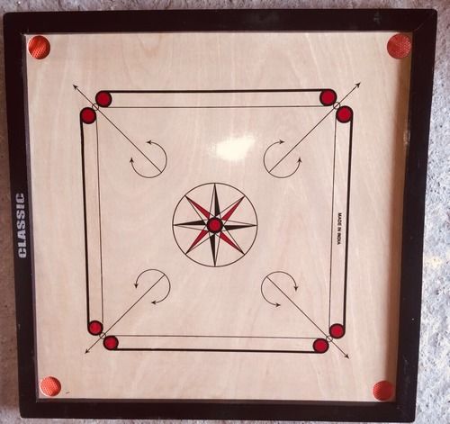 Finished Wooden Carom Board