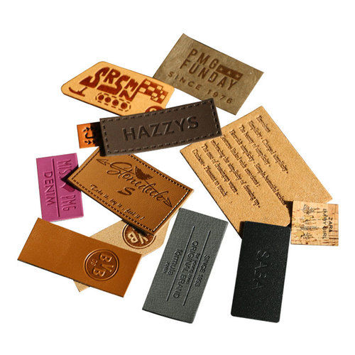 Multi-Color Leather Label