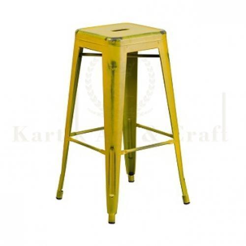 Yellow Color Restaurant Stool