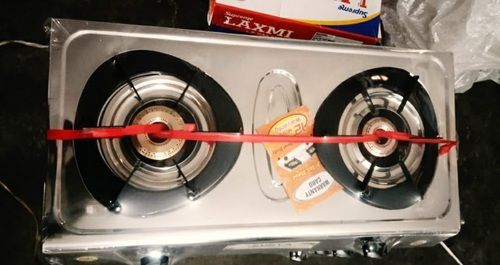 Manual Pigeon Two Burner Ss Lpg Gas Stove