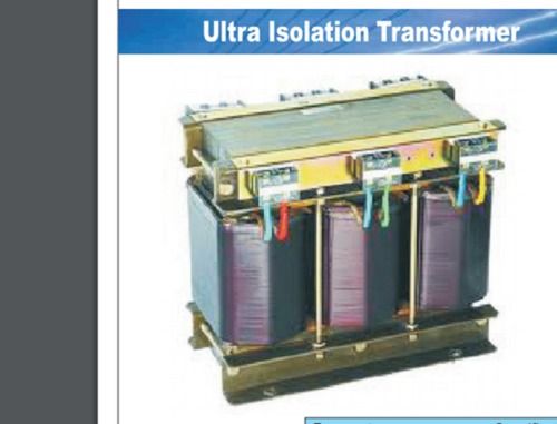 Air Cooled Industrial Ultra Isolation Transformer Operating Temperature: 0 To 55 Celsius (Oc)