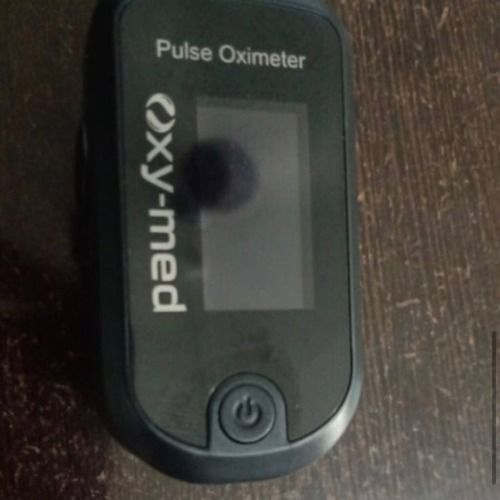 Black Digital Pulse Oximeter