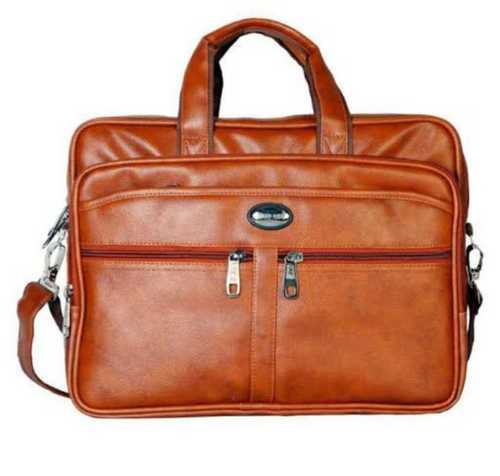 Brown Mens Leather Office Bag at Best Price in Delhi