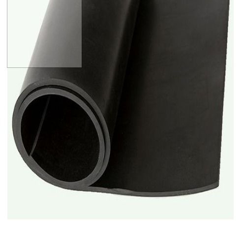 Black Electrical Insulation Rubber Mat