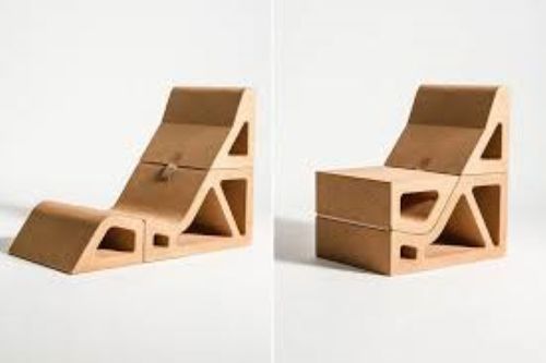 Recycled Sustainable Wooden Furniture No Assembly Required